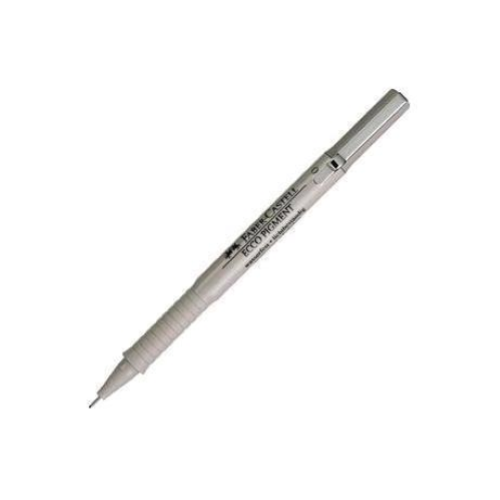 FABER CASTELL ECCO PIGMENT PENNA PUNTA IN FIBRA 0.5 mm COLORE NERO CONF. 10 Pz.